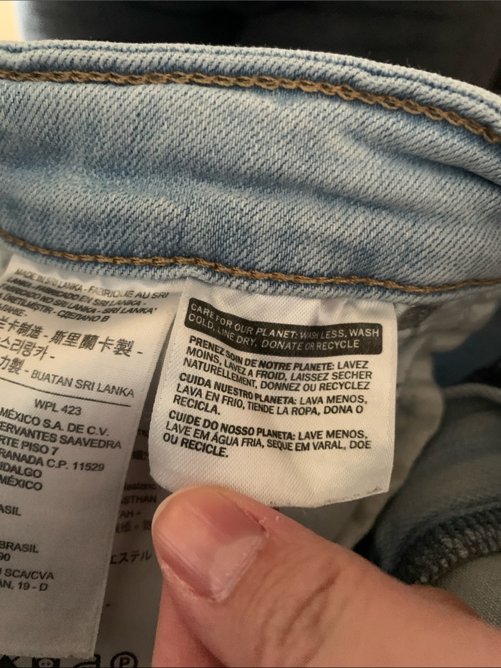 711 Skinny Light Wash Skinny Jeans - Picture 6 of 7